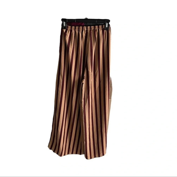MAVERICK Stripes Wide Leg summer Pants Size Small - Picture 7 of 10